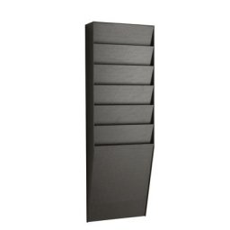Tableau de tri, 1 x 6 casiers, h x l x p 712 x 236 x 79 mm, noir