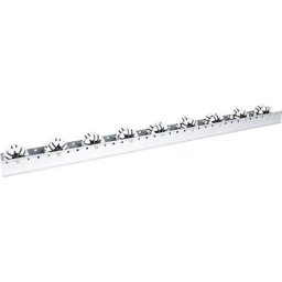 Rail de roulement multi-directionnel, pour charges lourdes, force 40 kg, à intervalles de 133 mm, longueur 1,2 m
