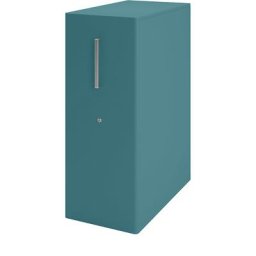 BISLEY Meuble de rangement Tower™ 4, avec plateau de finition, version droitière, 3 tablettes, doulton