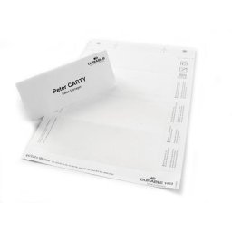 DURABLE Cartes de rechange pour badge de table, pour h x l 61/122 x 150 mm, lot de 200