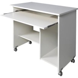 Table informatique mobile 0482, h x l x p 720 x 900 x 480 mm, blanc