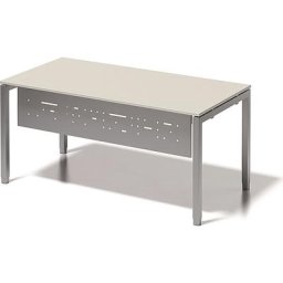 BISLEY Voile de courtoisie CITO, pour largeur 1600 mm, argent
