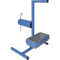 eurokraft pro Dévidoir pour feuillards PET, pour largeur feuillard 13 - 19 mm, portable, avec bac de rangement