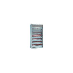 LISTA Armoire à rideaux CNC, 8 niveaux, 112 supports ISO-SK 40, gris clair RAL 7035