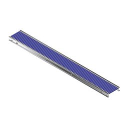 Gura Petit transporteur à cadre en aluminium et rouleaux en plastique, largeur voie 200 mm, entraxe 25 mm, longueur 2,0 m