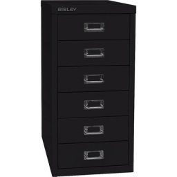 BISLEY MultiDrawer™ série 29, format A4, 6 tiroirs, noir