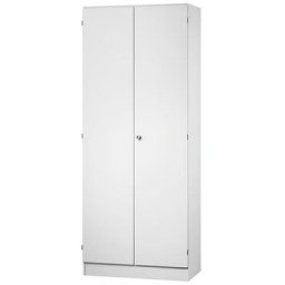 FINO - Armoire de bureau, 4 tablettes, h x l x p 2004 x 800 x 420 mm, blanc
