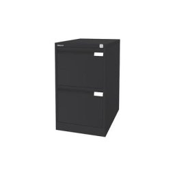 BISLEY Classeur pour dossiers suspendus à 1 rangée, 2 tiroirs, format A4, anthracite