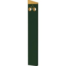 PROCITY Support pour cycles SILAOS®, acier et bois, vert mousse, bois clair