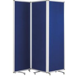 magnetoplan Tableau de présentation, pliable et mobile, h x l x p 1800 x 1810 x 370 mm