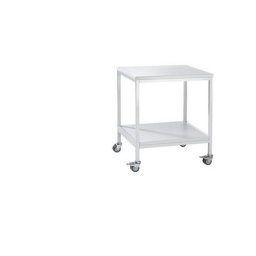 Table roulante de laboratoire, avec tablette, charge max. 200 kg, l x p x h 600 x 750 x 900 mm