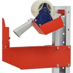Support pour dévidoir de ruban d'emballage, pour dérouleur horizontal, pour largeur max. ruban 75 mm
