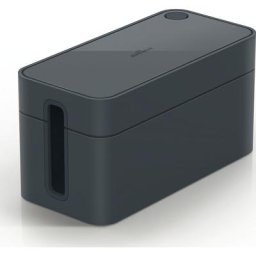 DURABLE Boîte à câbles CAVOLINE® BOX S, l x h x p 246 x 116 x 128 mm, lot de 2, gris graphite