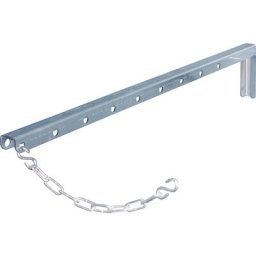 eurokraft pro Support pour bouteilles de gaz, pour bouteilles de gaz en position debout de Ø 230 mm, avec chaîne, à partir de 3 pièces