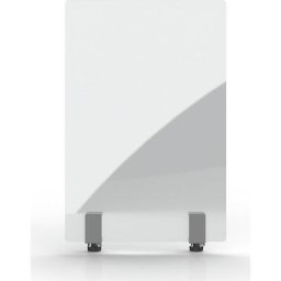 magnetoplan Cloison hygiénique en acrylique, h x p 600 x 70 mm, largeur 400 mm, avec 2 supports, à partir de 10 pièces