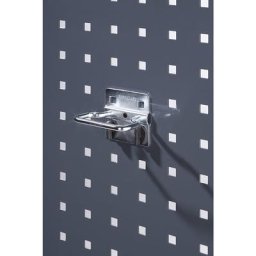 eurokraft pro Support en U galvanisé, lot de 5, l x p 60 x 20 mm