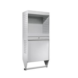 Armoire à outils murale, avec plan de travail rabattable, déport max. 720 mm
