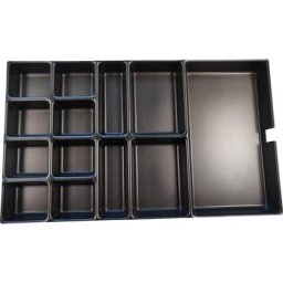 eurokraft pro Kit de compartimentation pour tiroirs, lot de 2, pour 2 tiroirs