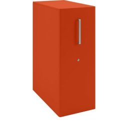 BISLEY Meuble de rangement Tower™ 4, avec plateau de finition et 1 tableau à épingler, version gauchère, 1 tablette, séville