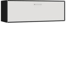 mauser Caisson suspendu, 1 casier bar, largeur 1155 mm, noir profond / blanc sécurité