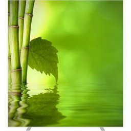 Cloison easyScreen, avec motif photo, modèle zen 1, largeur 1600 mm
