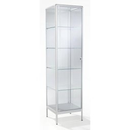 eurokraft pro Vitrine, modèle vitrine colonne, largeur 500 mm, 1 porte battante, difficilement inflammable