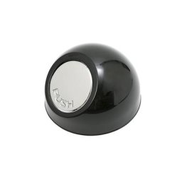 Couvercle pour poubelle à trappe, Ø 320 mm, plastique/inox
