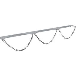 eurokraft basic Support mural pour bouteilles de gaz, pour 3 bouteilles, pour bouteilles de Ø max. 320 mm