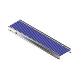 Gura Petit transporteur à cadre en aluminium et rouleaux en plastique, largeur voie 200 mm, entraxe 25 mm, longueur 1 m
