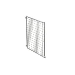 Séparation grillagée, pour caisse-palette grillagée Europe, version haute, gris pierre RAL 7030