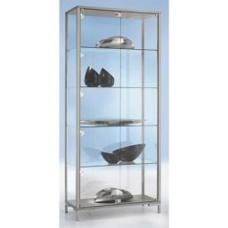 Vitrine sur pieds LINK, vitrage sur 4 côtés, h x l x p 1860 x 1000 x 400 mm