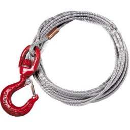 Thern Câble en acier avec crochet, Ø câble 4,8 mm, longueur 6 m