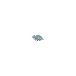 LISTA Kit de compartimentation pour tiroirs de dimensions 459 x 612 mm, parois à fentes et séparateurs métalliques pour une compartimentation flexible, 4 parois à fentes, 15 + 10 séparateurs métalliques, hauteur façade 50 mm