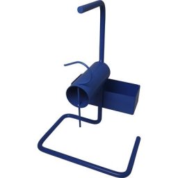 Dévidoir pour feuillard PET, pour largeur feuillard 13 - 25 mm, portable, avec bac de rangement