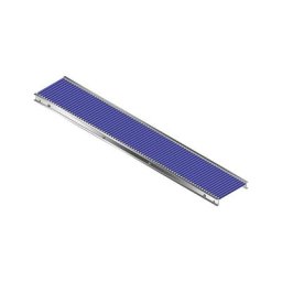 Gura Petit transporteur à cadre en aluminium et rouleaux en plastique, largeur voie 300 mm, entraxe 25 mm, longueur 2,0 m