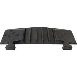 Gaine protège-câbles, taille moyenne, élément d'extrémité, tenon, L x l x h 590 x 190 x 50 mm, noir