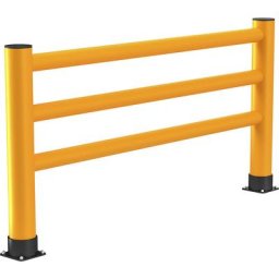 a.m.p.e.r.e Main courante, hauteur 1,1 m, longueur 8 m, jaune trafic
