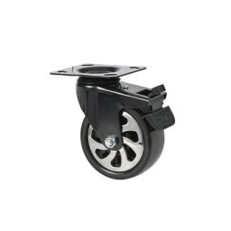 Roulette pivotante avec frein, Ø 125 x 50 mm, pour servante d'atelier JUMBO