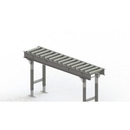 Gura Transporteur à rouleaux, cadre en acier et rouleaux en acier galvanisé, largeur voie 300 mm, entraxe des essieux 100 mm, longueur 1,5 m
