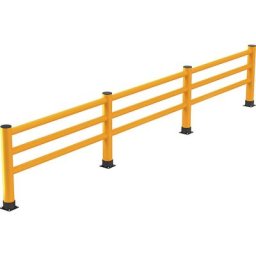 a.m.p.e.r.e Main courante, hauteur 1,1 m, longueur 6 m, jaune trafic