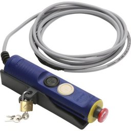 Elément de commande manuelle, pour table élévatrice EDMO, plastique bleu