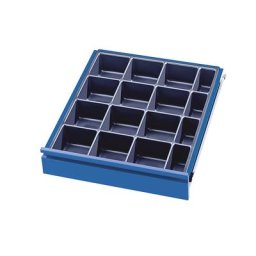 RAU Kit de compartimentation pour tiroirs, 1 insert pour petites pièces avec 16 compartiments, pour hauteur tiroirs 60 + 90 mm