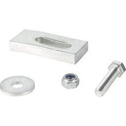 Kit de montage support en I pour rails à galets, lot de 10, pour Ø 50 mm, à partir de 2 lots