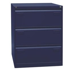BISLEY Classeur pour dossiers suspendus LIGHT, à 2 rangées, 3 tiroirs, format A4, bleu oxford