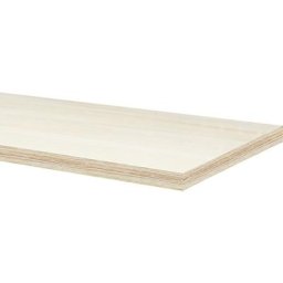 Plateau en multiplis, pour 2 caissons, largeur 1361 mm