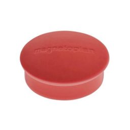 magnetoplan Plot magnétique DISCOFIX MINI, Ø 20 mm, lot de 100, rouge