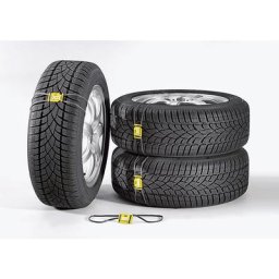 Système de marquage pour pneus, lot de 20, étiquettes pour pneus avec élastiques