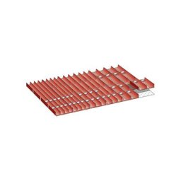 LISTA Kit de compartimentation pour tiroirs, godets de compartimentation, pour hauteur 50 mm