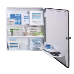 SÖHNGEN Armoire à pharmacie conforme à la norme DIN 13157, équipé, blanc, profondeur 112 mm, h x l 462 x 402 mm