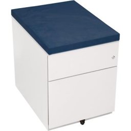 BISLEY Coussin pour caisson, l x p 422 x 777 mm, bleu